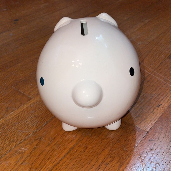Polka dot girly piggy bank - Picture 4 of 6